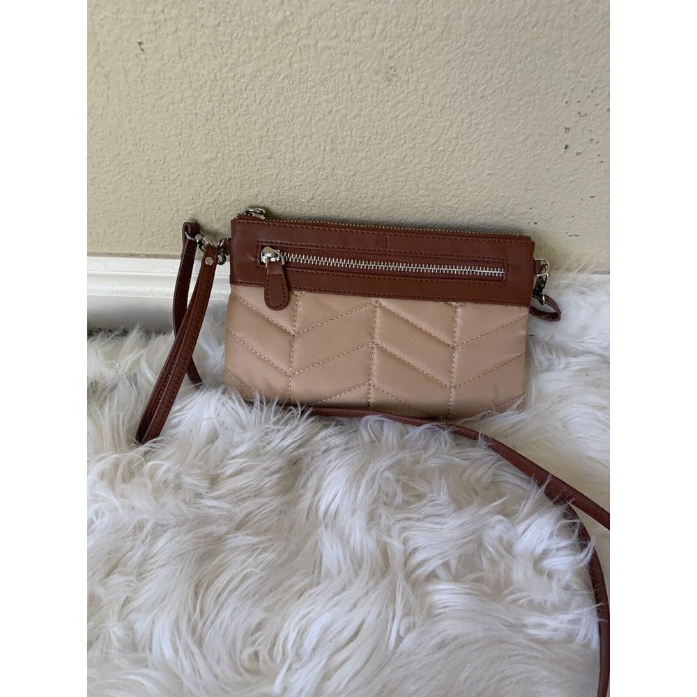 MIGHTY Purse Quilted Nylon Wristlet Crossbody